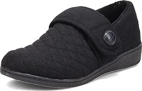 Vionic women's indulge jackie 2025 flannel slip on slipper